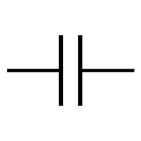 回路素子:コンデンサの記号