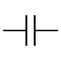 コンデンサの回路図記号